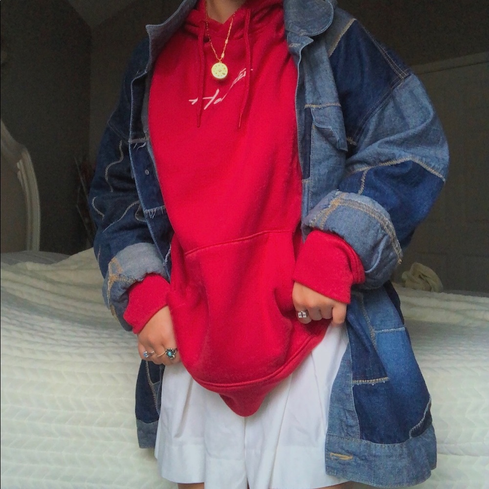 Red Hollister Hoodie